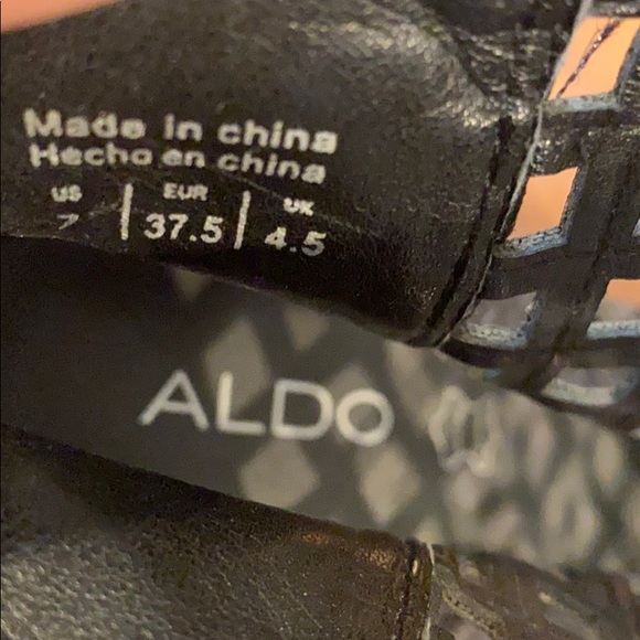 Aldo heels, black, size 7 - Picture 5 of 7